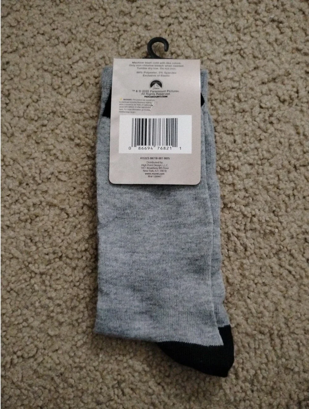 Ferris Bueller's Day Off Men's Crew Socks - Picture 2 of 2